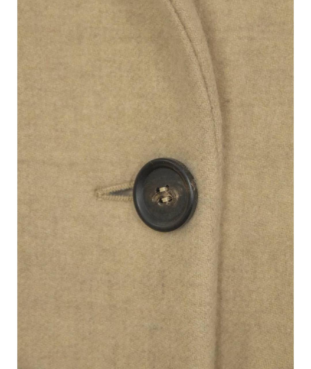BRUNELLO CUCINELLI Бежевое кашемировое пальто, фото 8