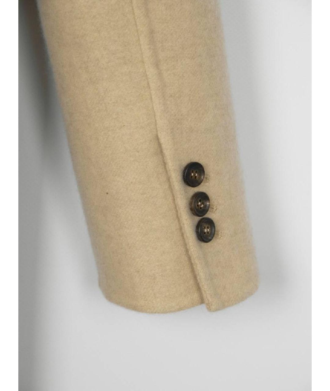 BRUNELLO CUCINELLI Бежевое кашемировое пальто, фото 4
