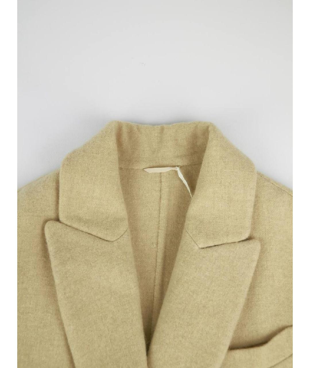 BRUNELLO CUCINELLI Бежевое кашемировое пальто, фото 3