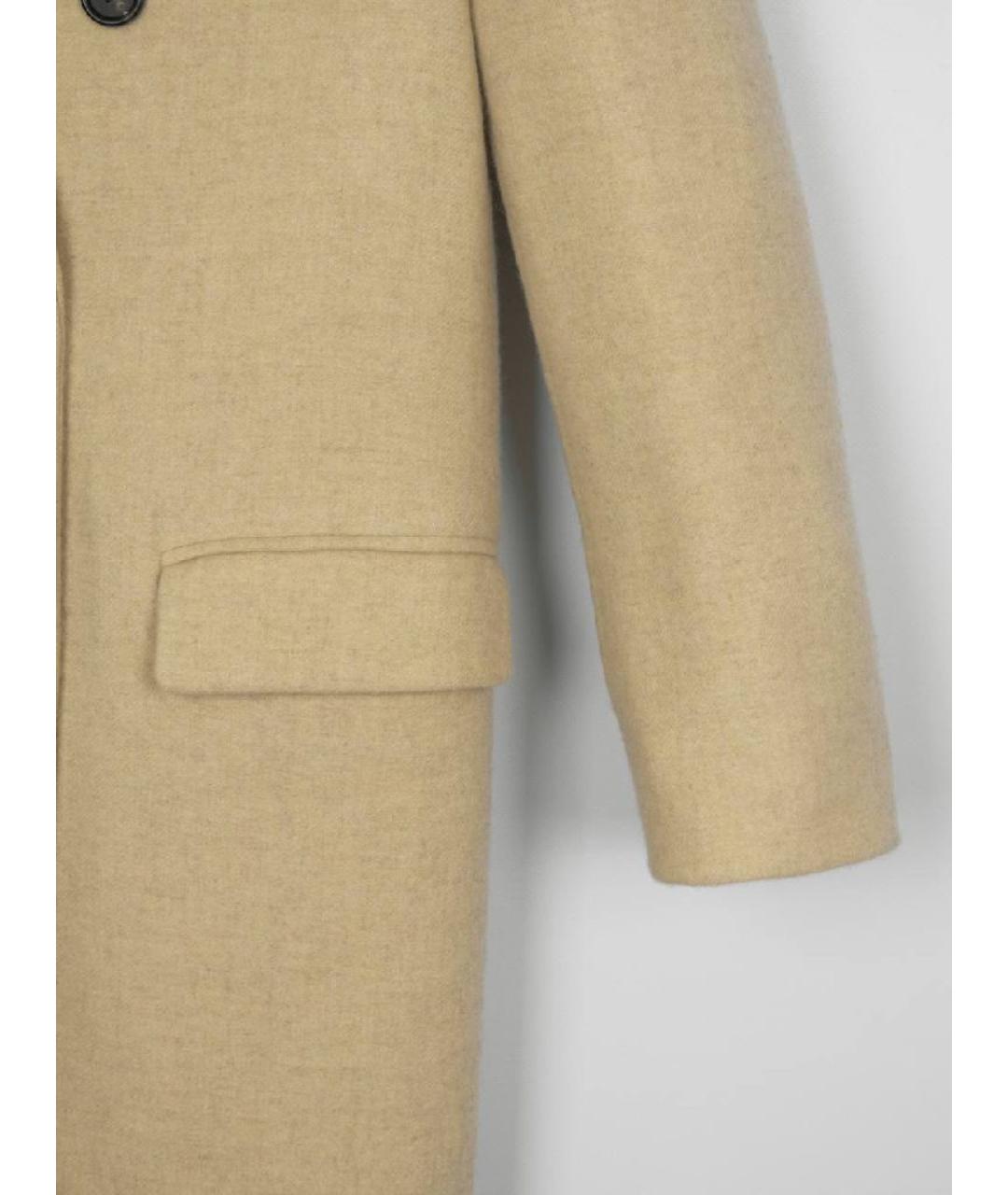 BRUNELLO CUCINELLI Бежевое кашемировое пальто, фото 7