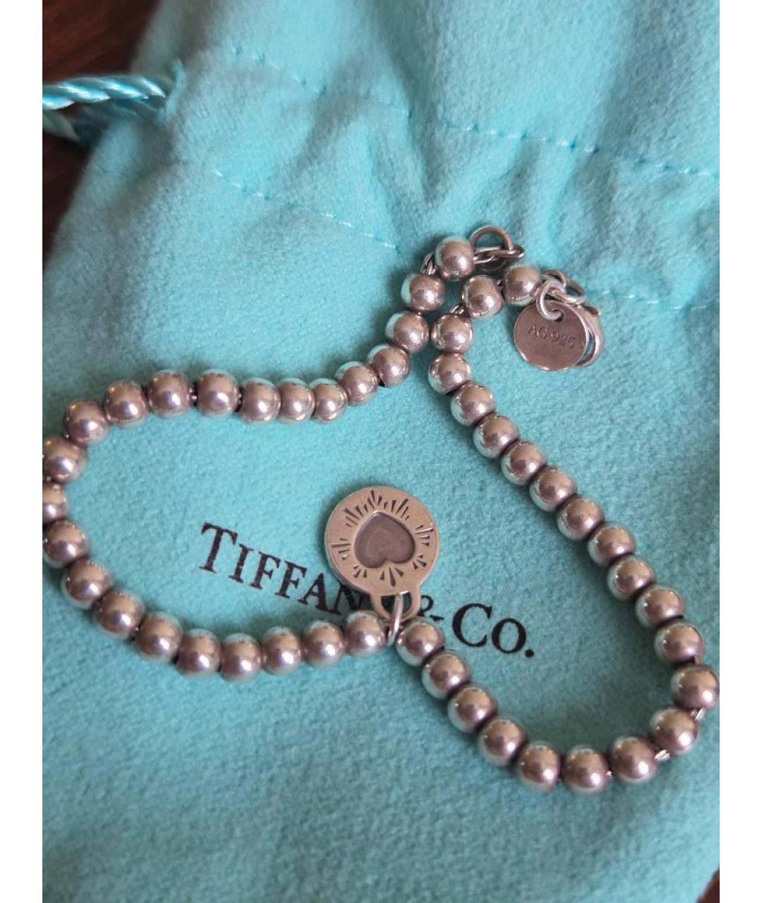 TIFFANY&CO Серебрянный серебряный браслет, фото 2