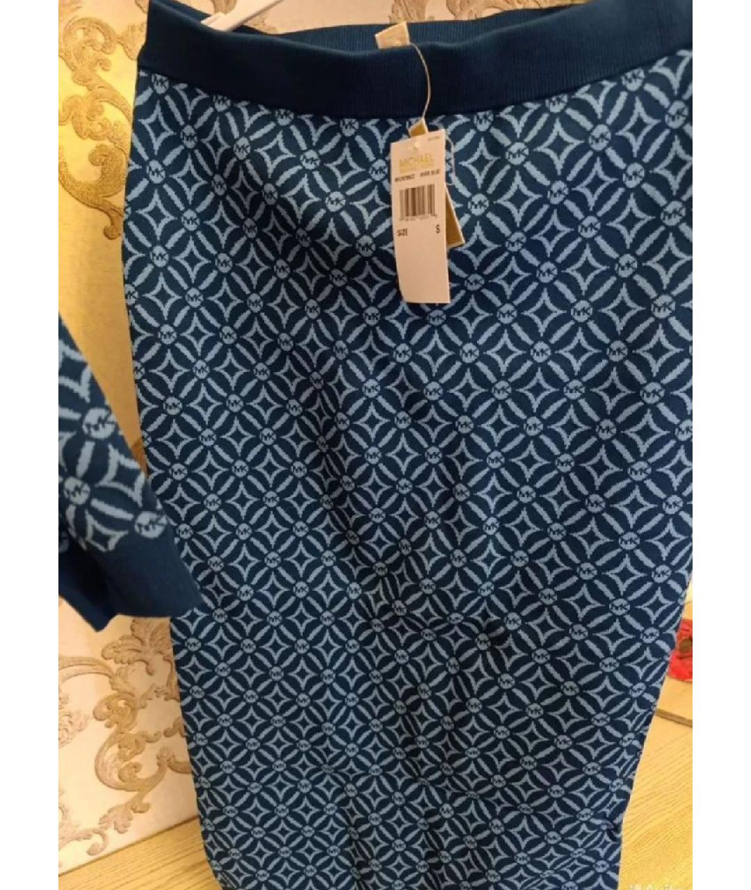 MICHAEL KORS Темно-синий вискозный костюм с юбками, фото 2