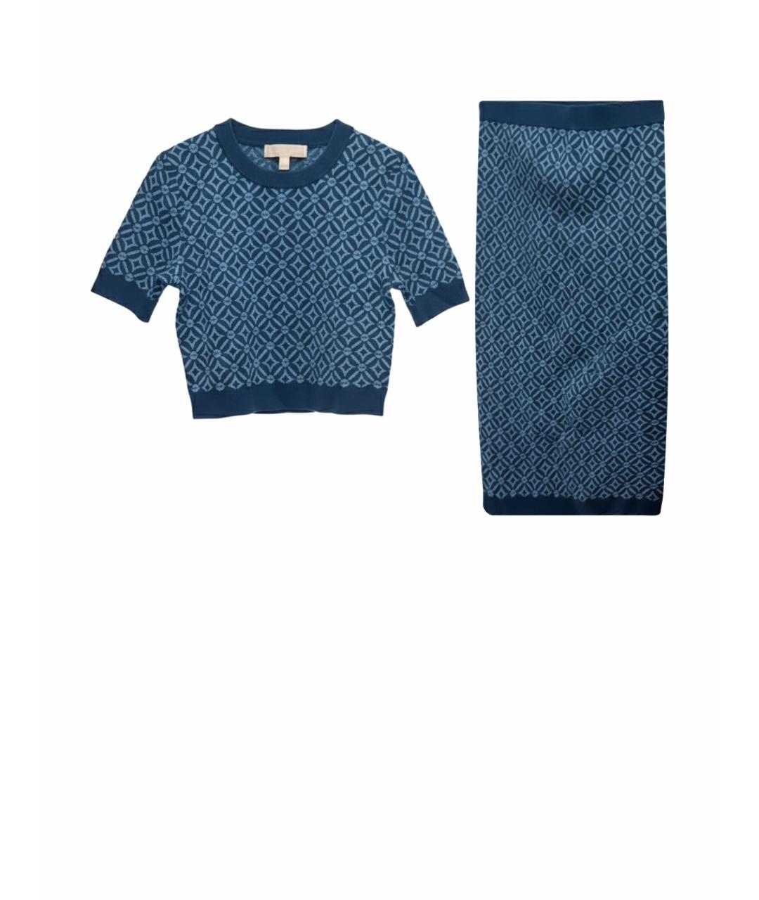 MICHAEL KORS Темно-синий вискозный костюм с юбками, фото 1