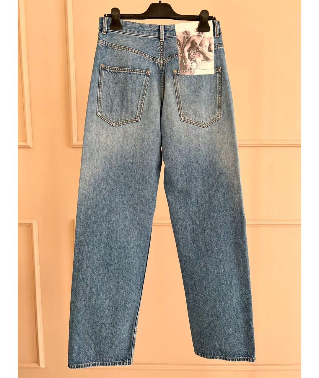 VALENTINO Синие прямые джинсы, фото 3