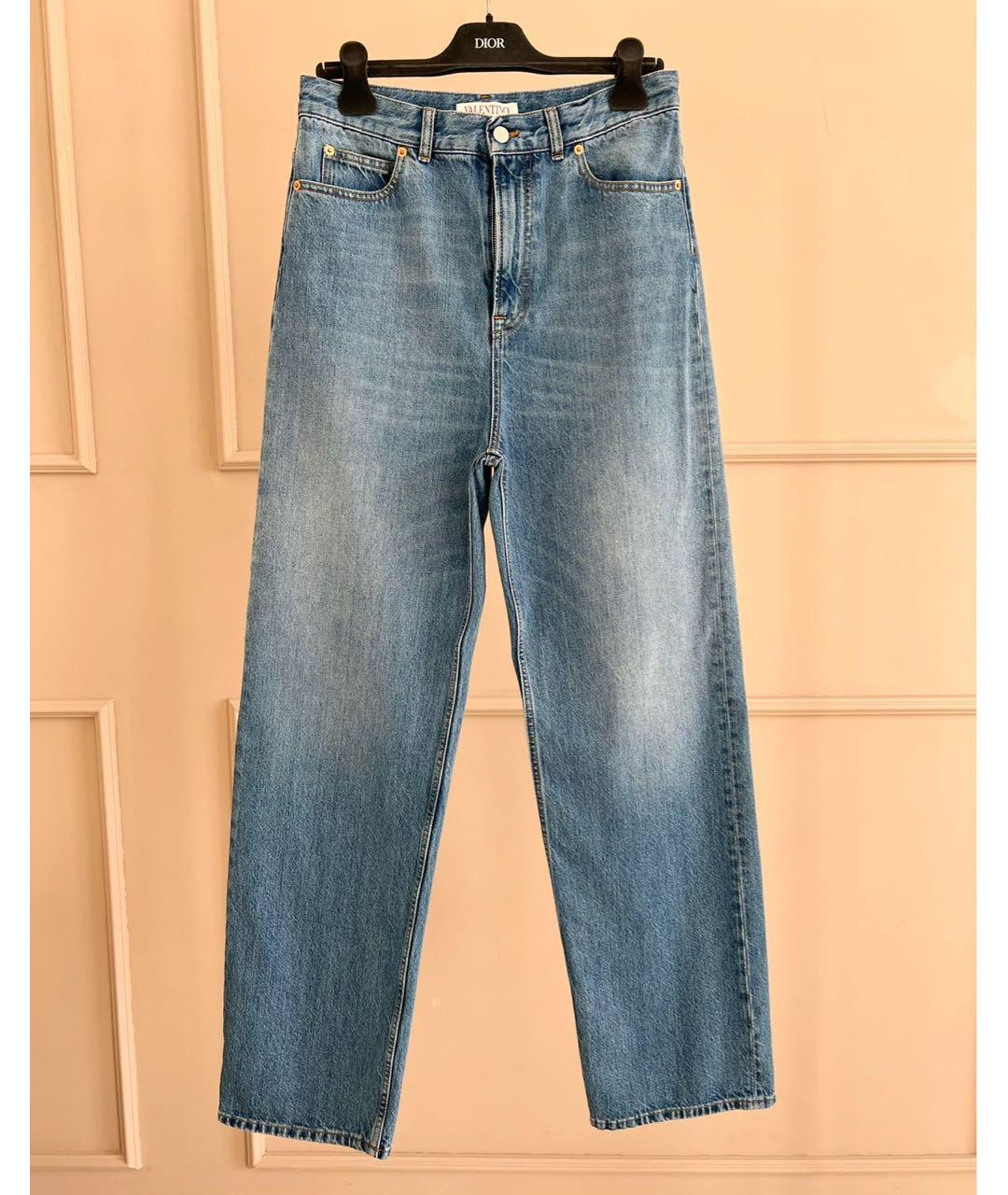VALENTINO Синие прямые джинсы, фото 6