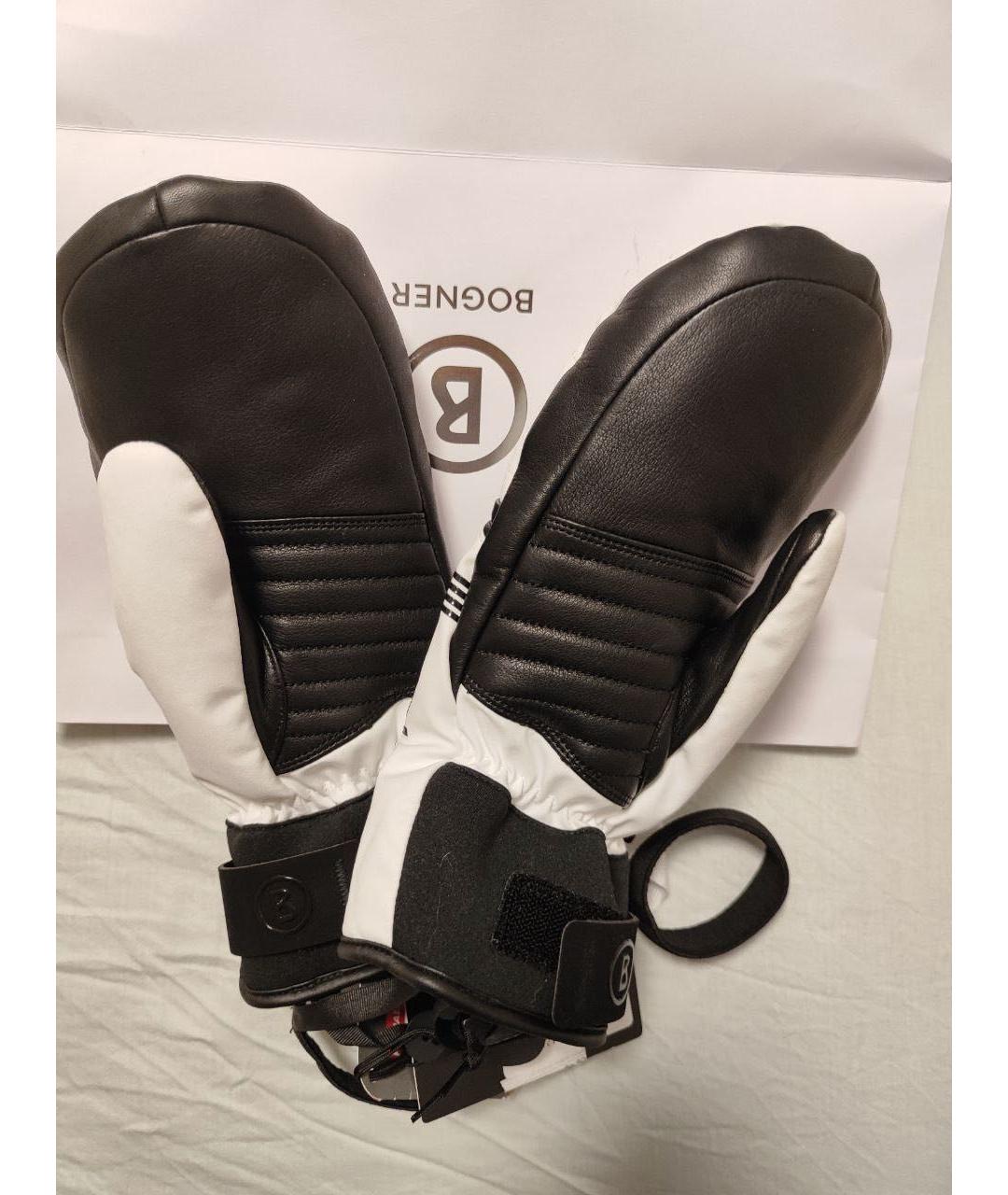 BOGNER Белые синтетические варежки, фото 2