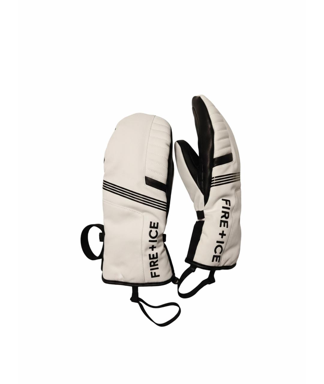 BOGNER Белые синтетические варежки, фото 1