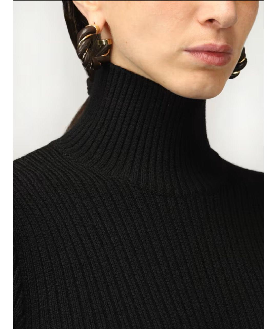 BOTTEGA VENETA Коричневые серебряные серьги, фото 4