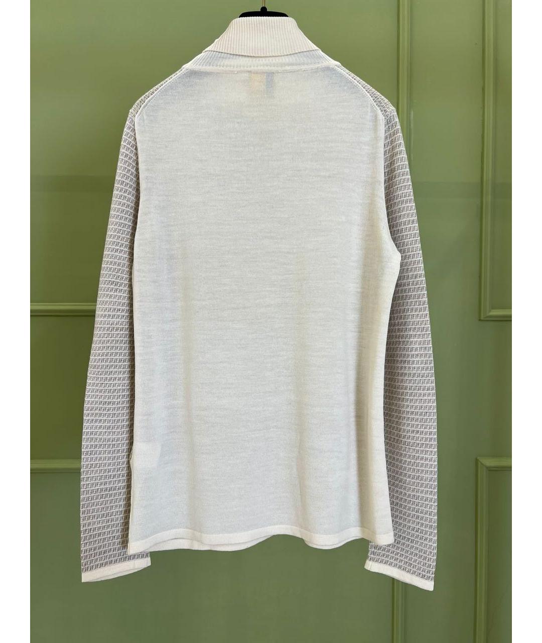 FENDI Бежевая водолазка, фото 3