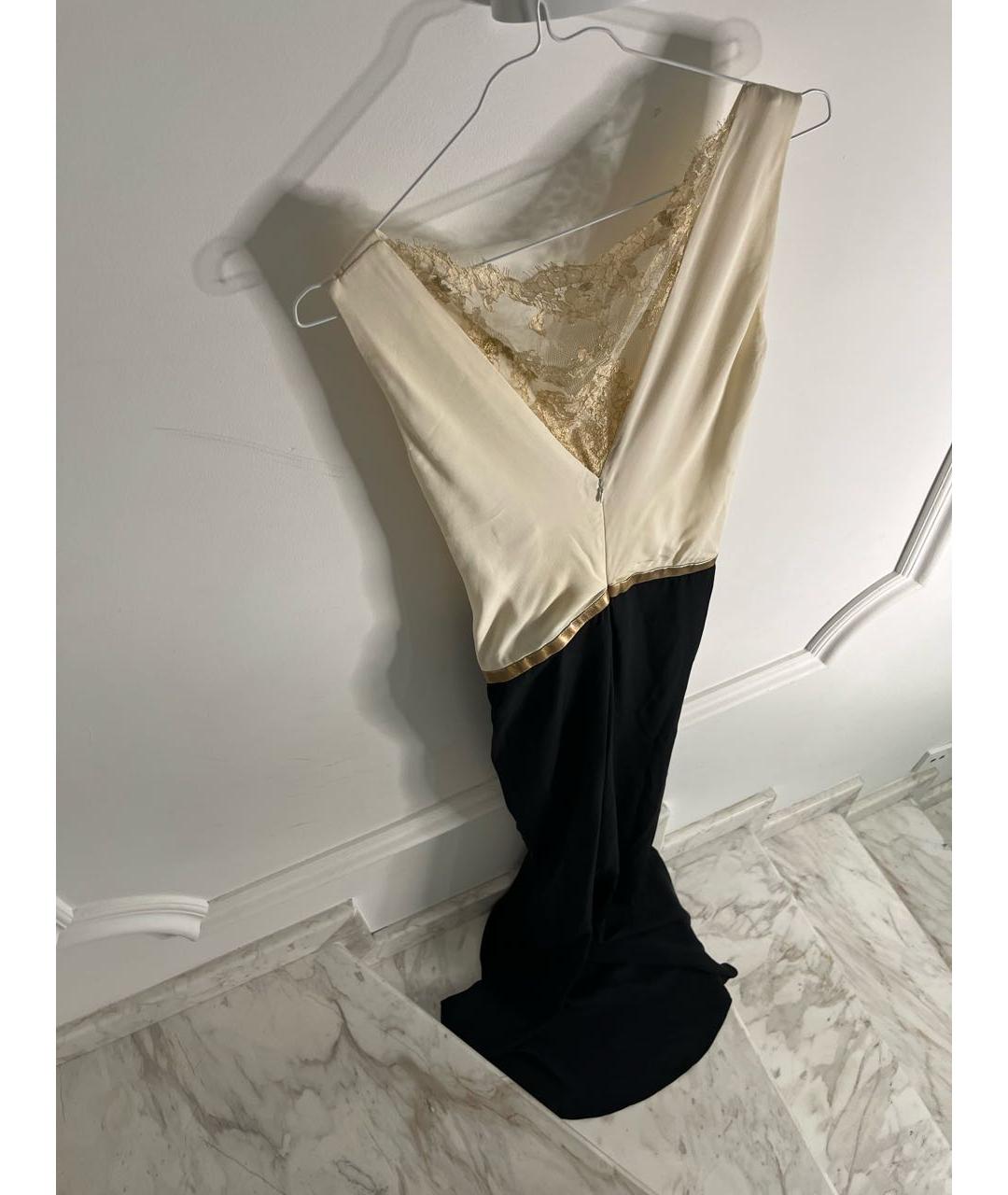 GUCCI Черное шелковое вечернее платье, фото 2