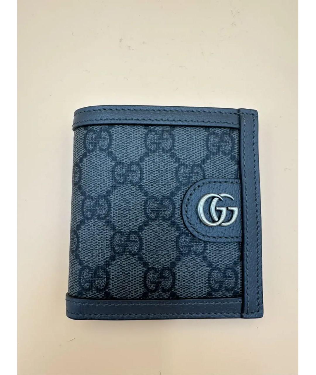 GUCCI Черный кожаный кошелек, фото 9