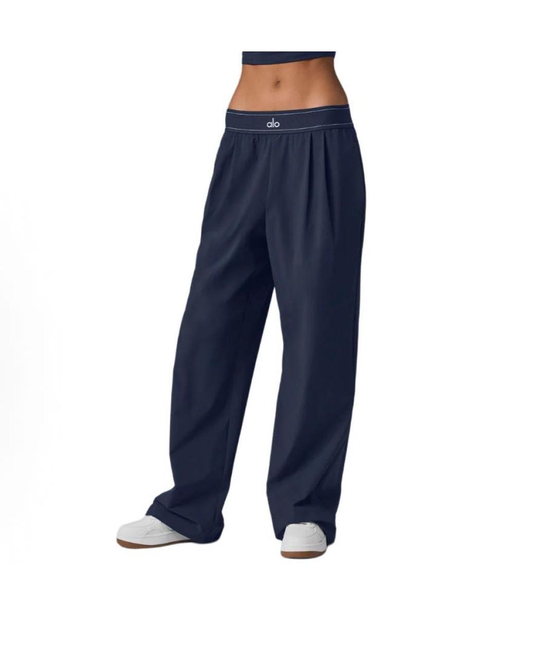 ALO YOGA Темно-синие спортивные брюки и шорты, фото 2