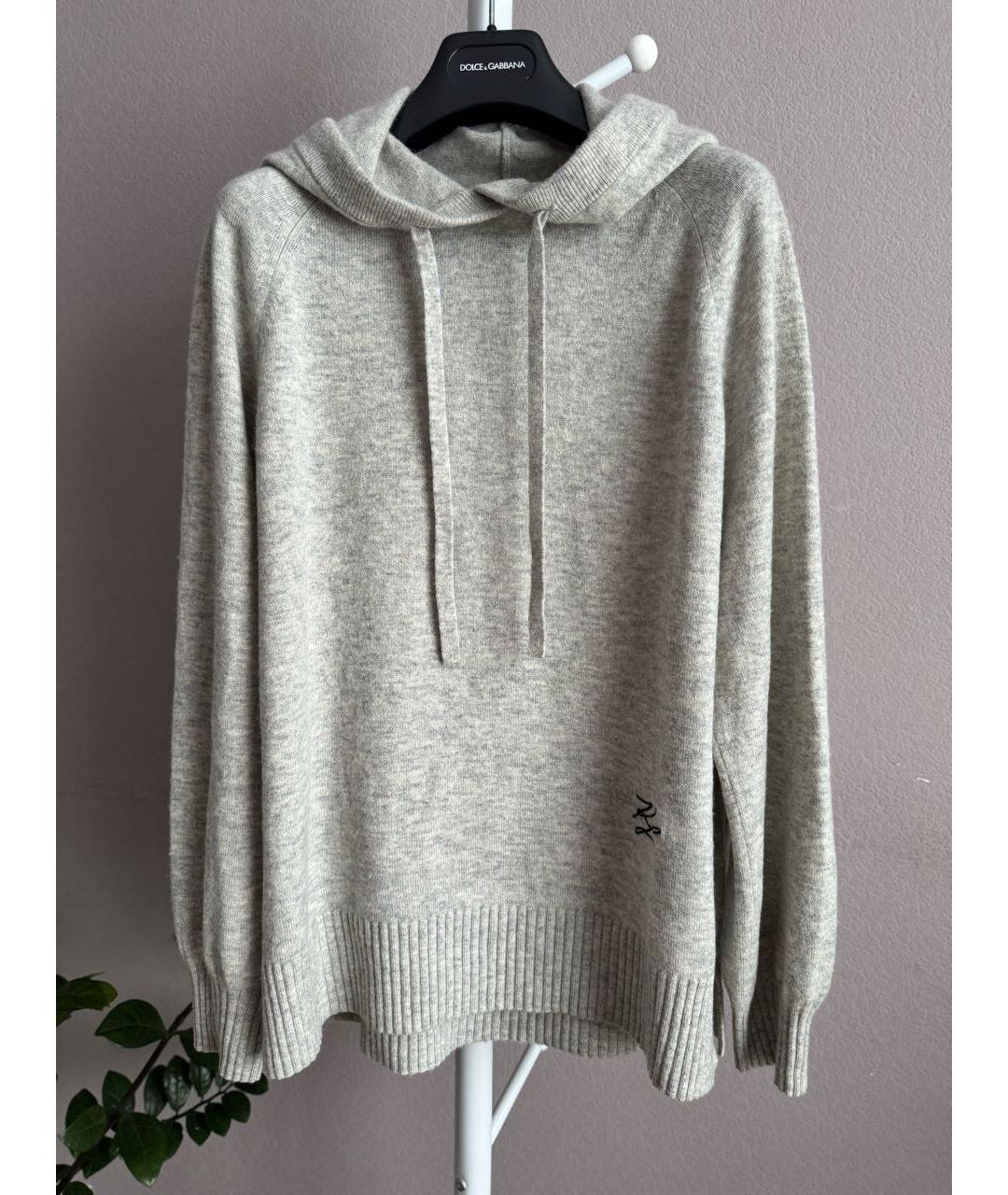 KARL LAGERFELD Серый кашемировый джемпер / свитер, фото 2