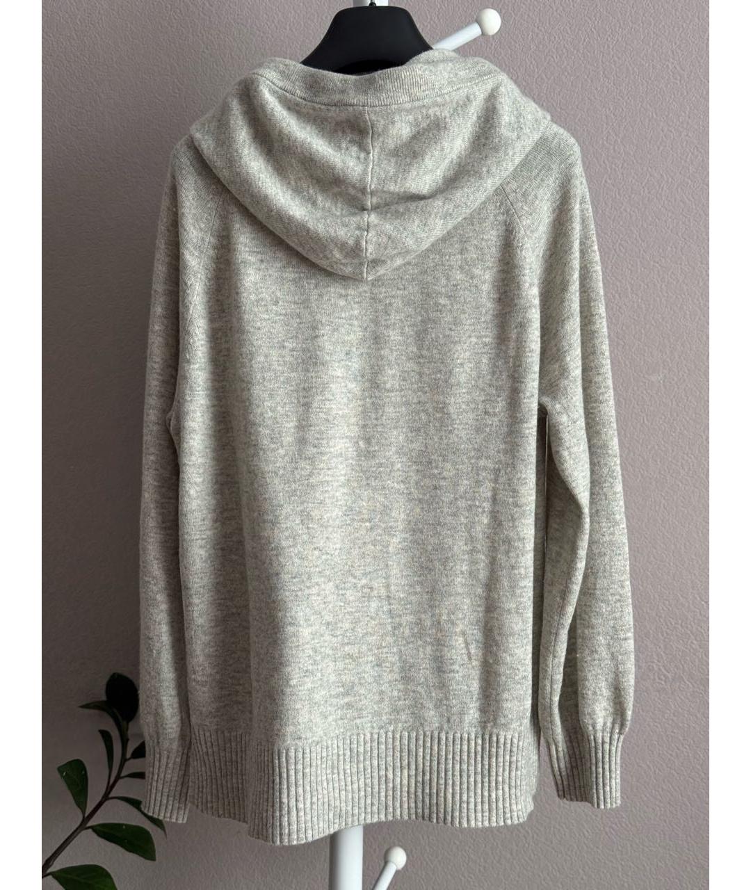 KARL LAGERFELD Серый кашемировый джемпер / свитер, фото 4