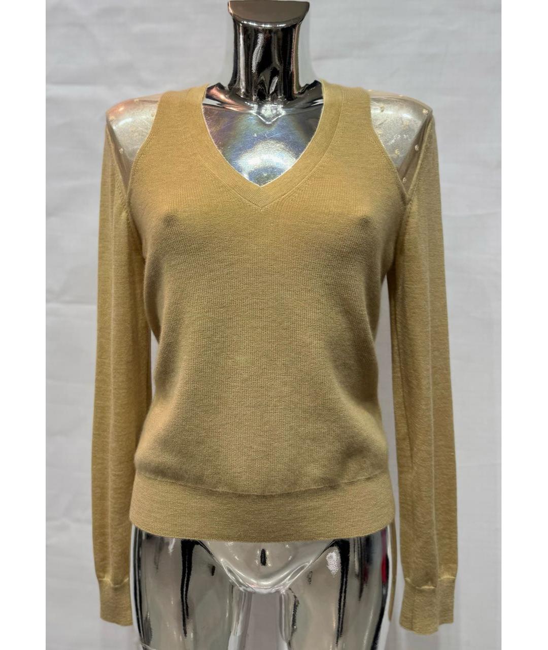 CHLOE Бежевый кашемировый джемпер / свитер, фото 9