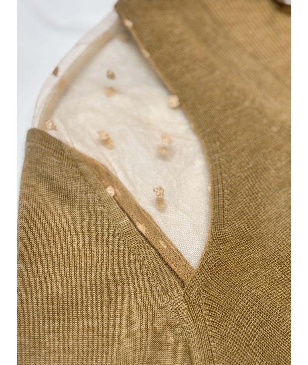 CHLOE Бежевый кашемировый джемпер / свитер, фото 4