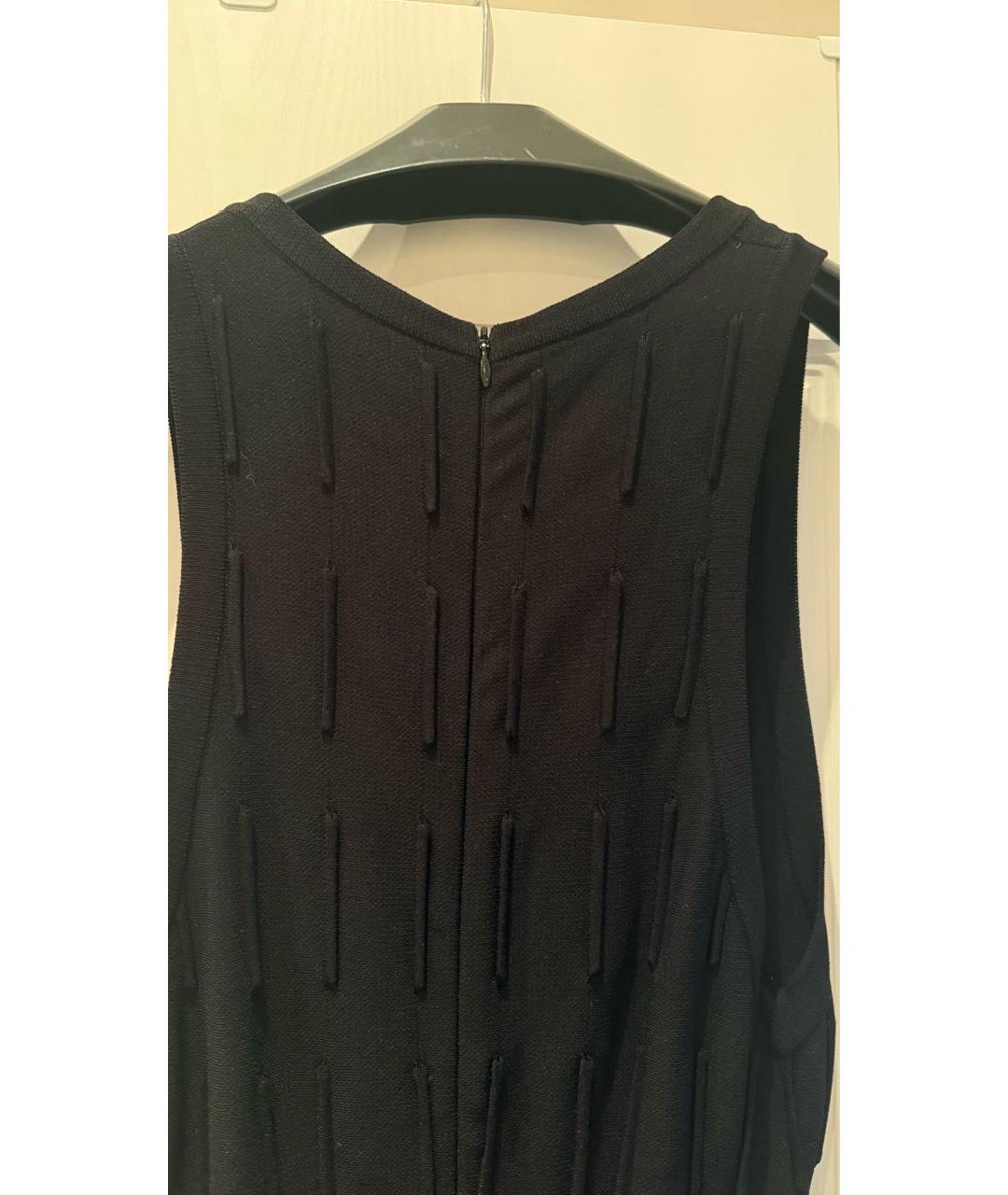 ALAIA Черное вискозное вечернее платье, фото 4