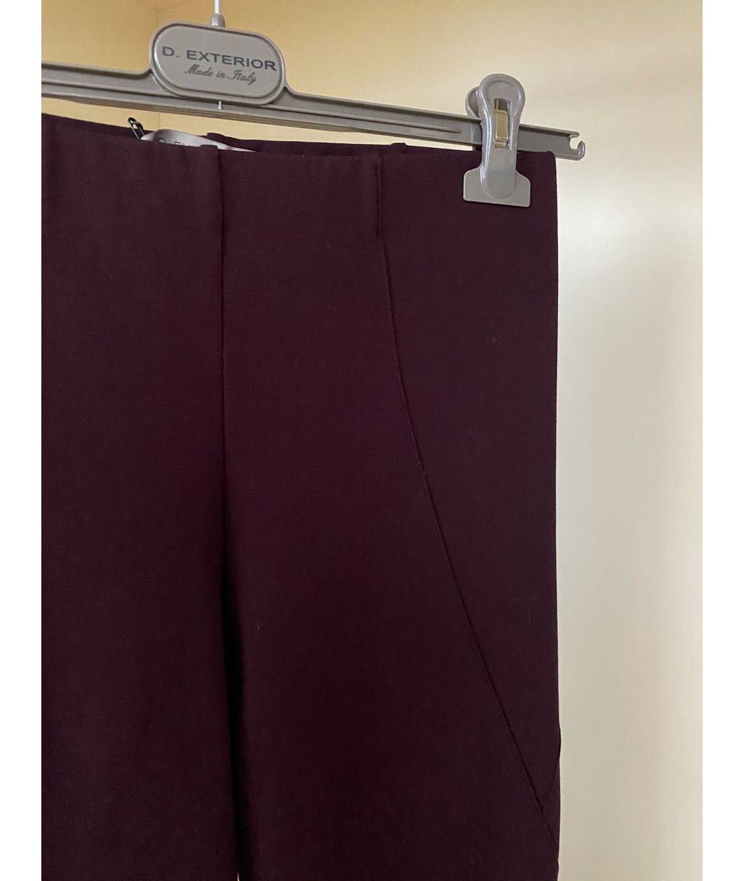 D.EXTERIOR Бордовые вискозные леггинсы и велосипедки, фото 5