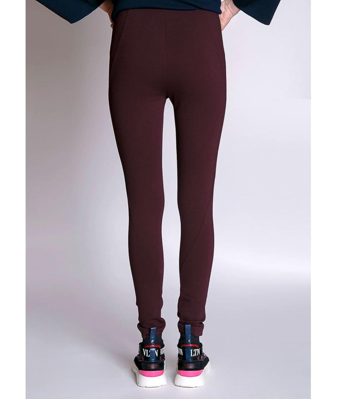 D.EXTERIOR Бордовые вискозные леггинсы и велосипедки, фото 3