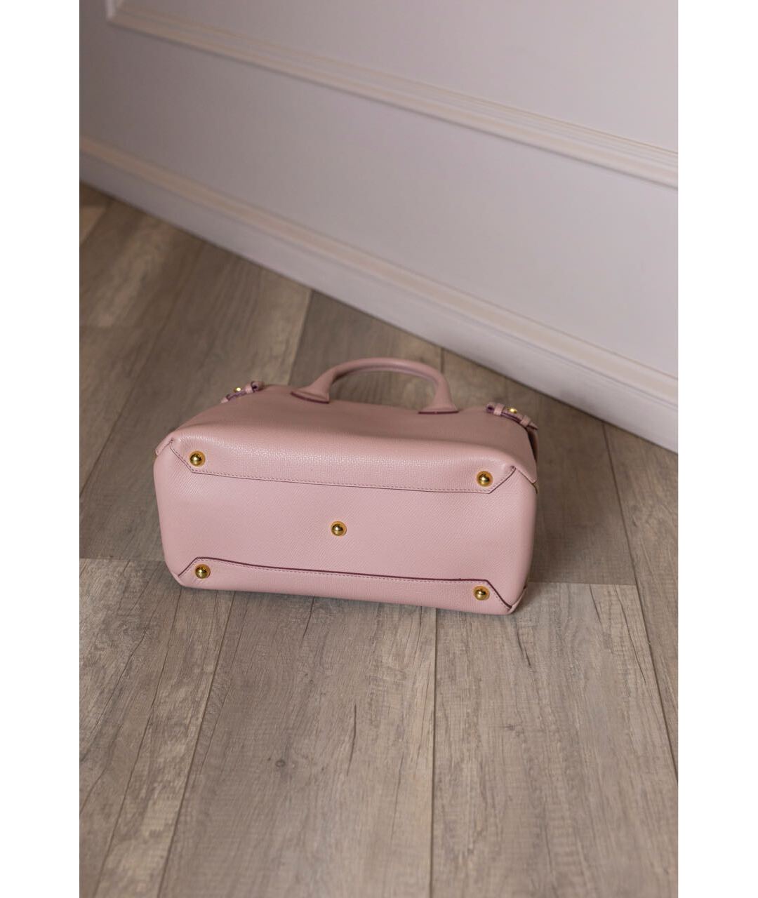 BURBERRY Розовая кожаная сумка тоут, фото 2