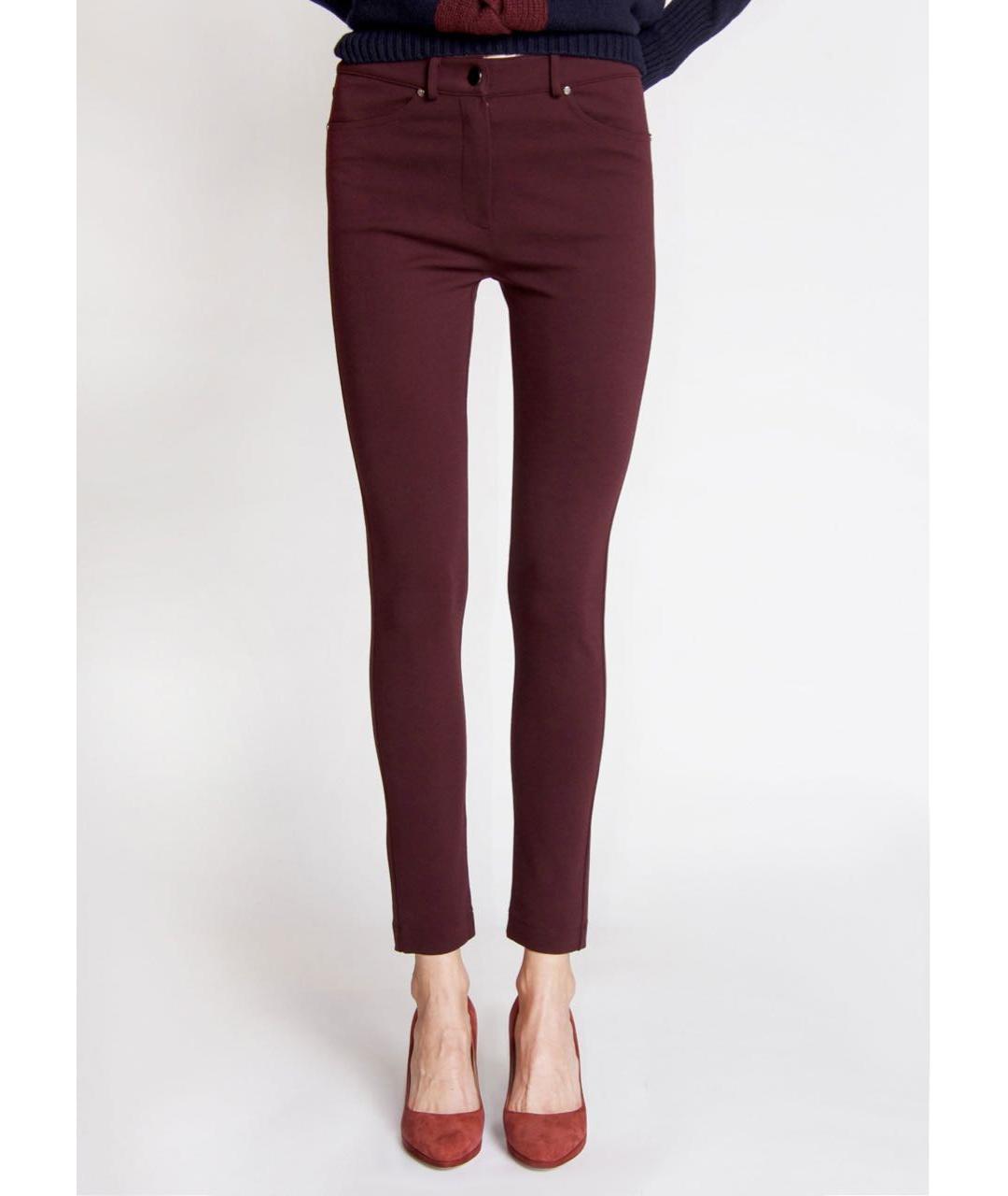 D.EXTERIOR Бордовые вискозные леггинсы и велосипедки, фото 8