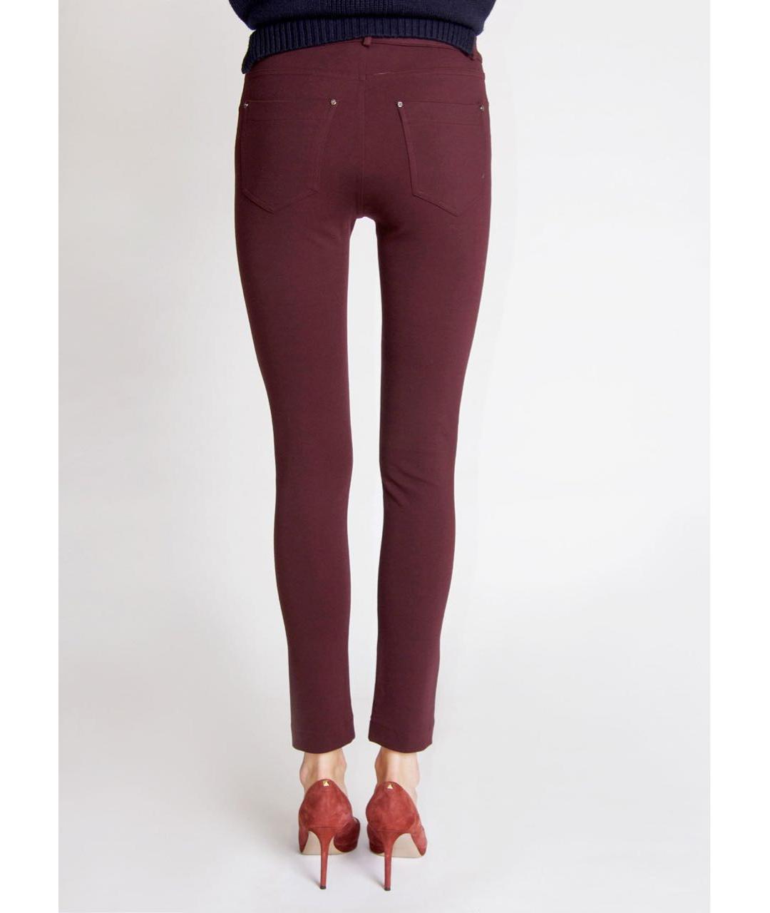 D.EXTERIOR Бордовые вискозные леггинсы и велосипедки, фото 3