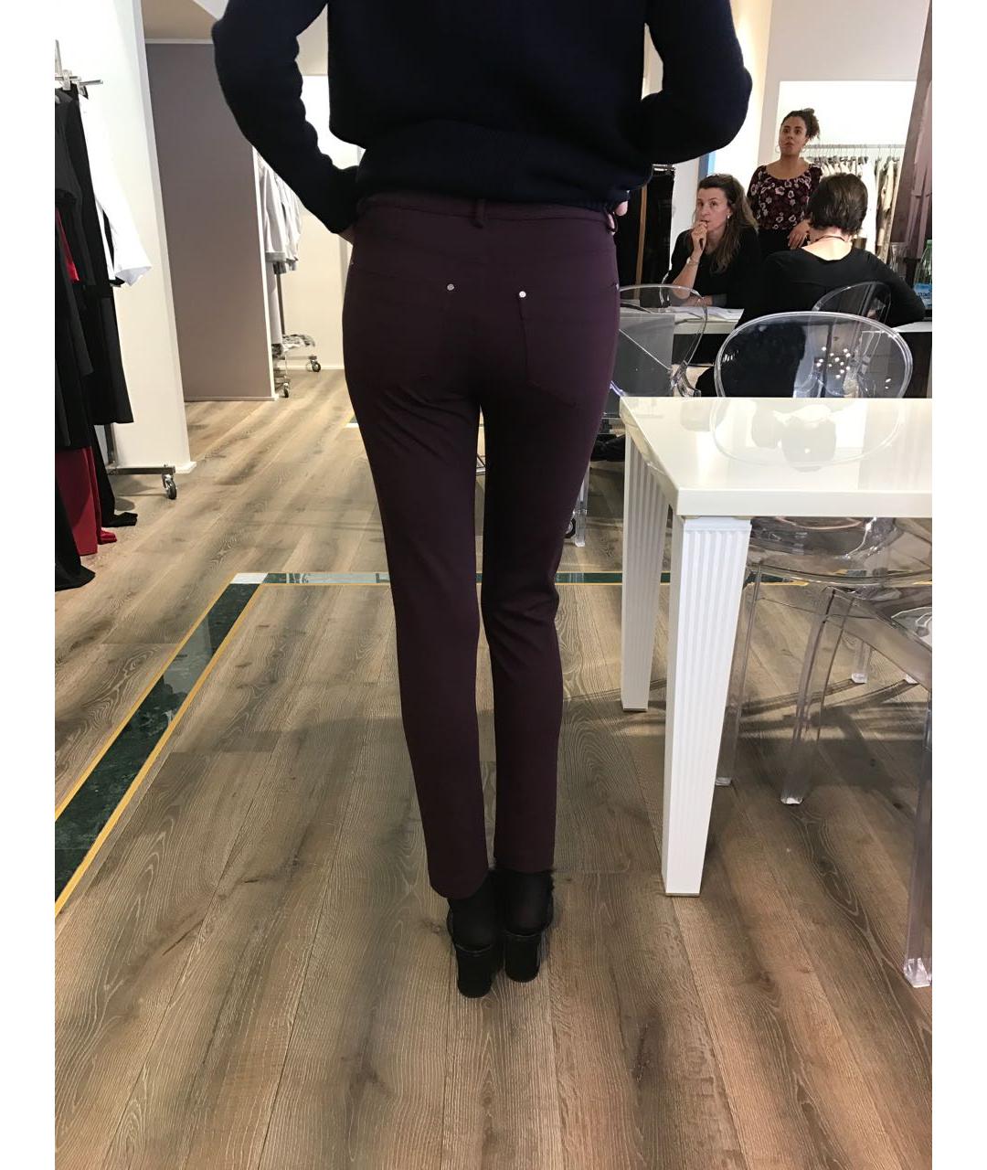 D.EXTERIOR Бордовые вискозные леггинсы и велосипедки, фото 6