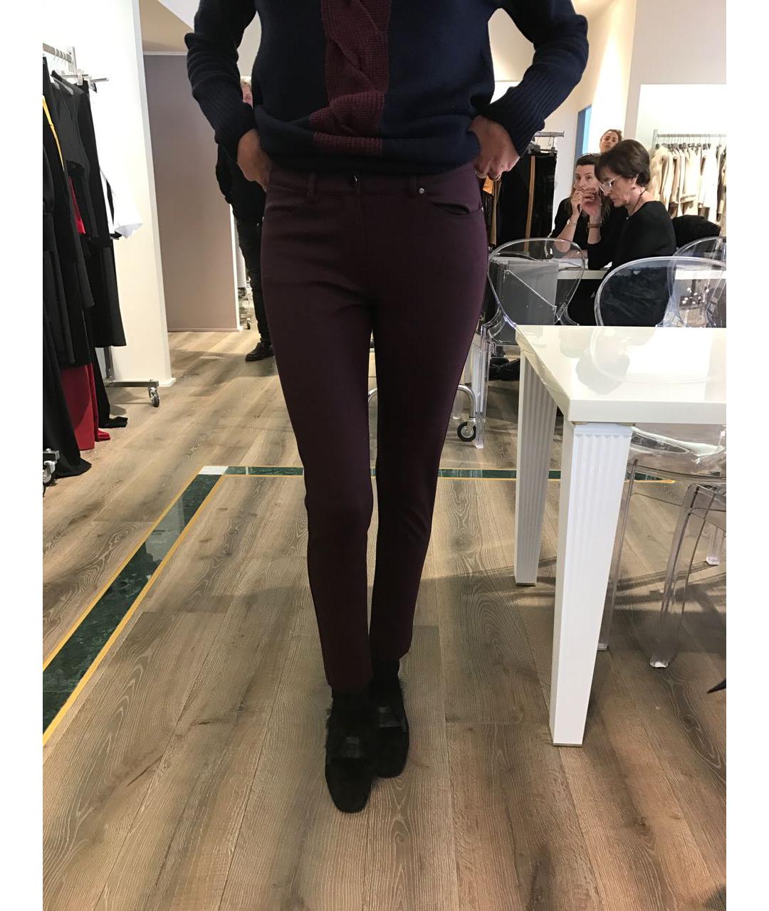 D.EXTERIOR Бордовые вискозные леггинсы и велосипедки, фото 5