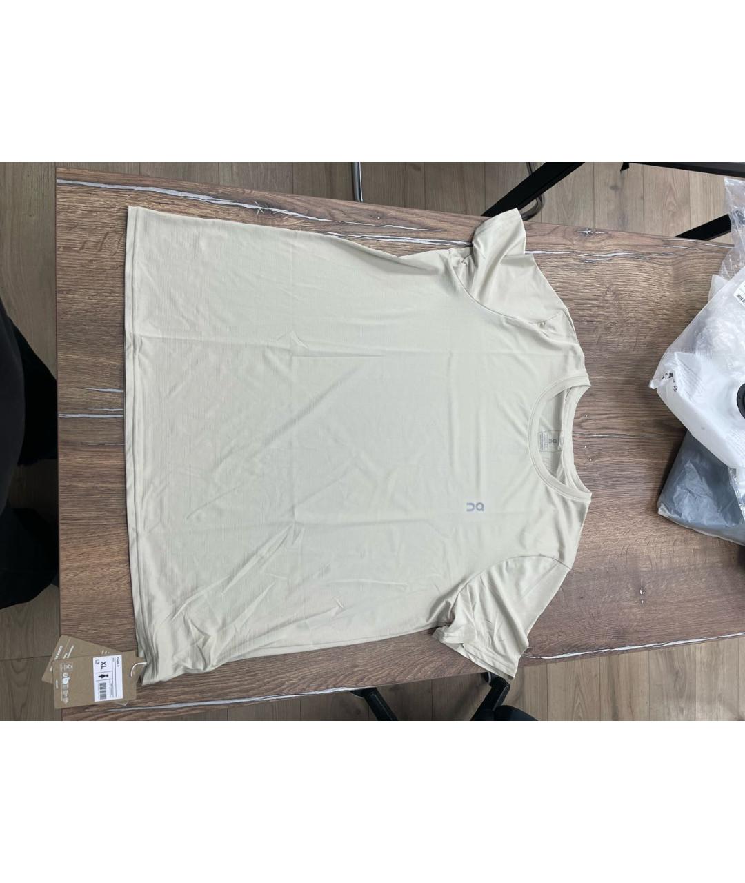 ON Бежевая синтетическая майка, фото 5