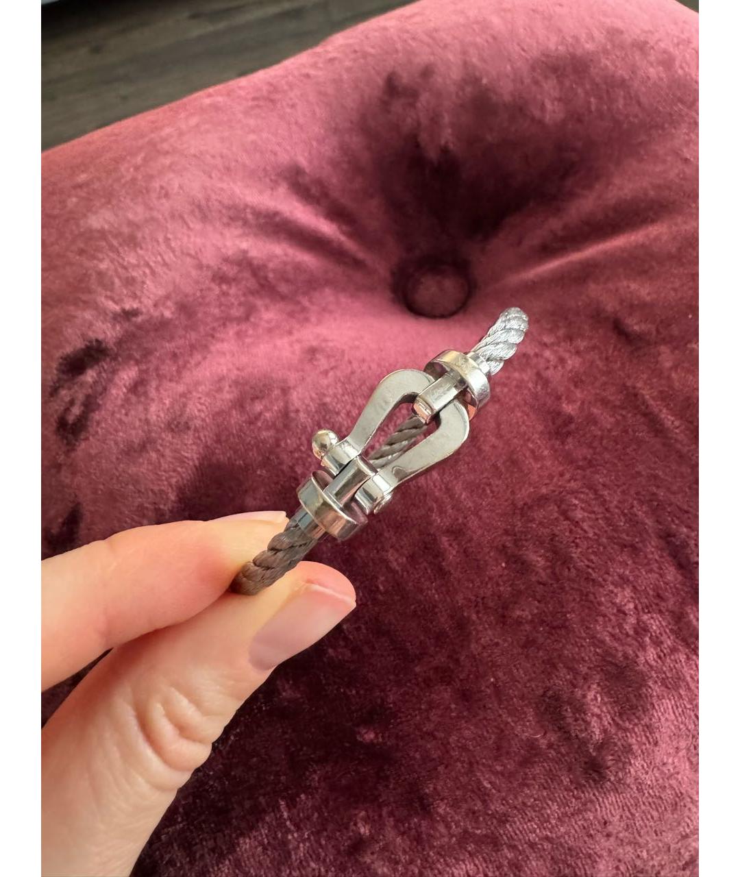 FRED Серебрянный браслет из белого золота, фото 4