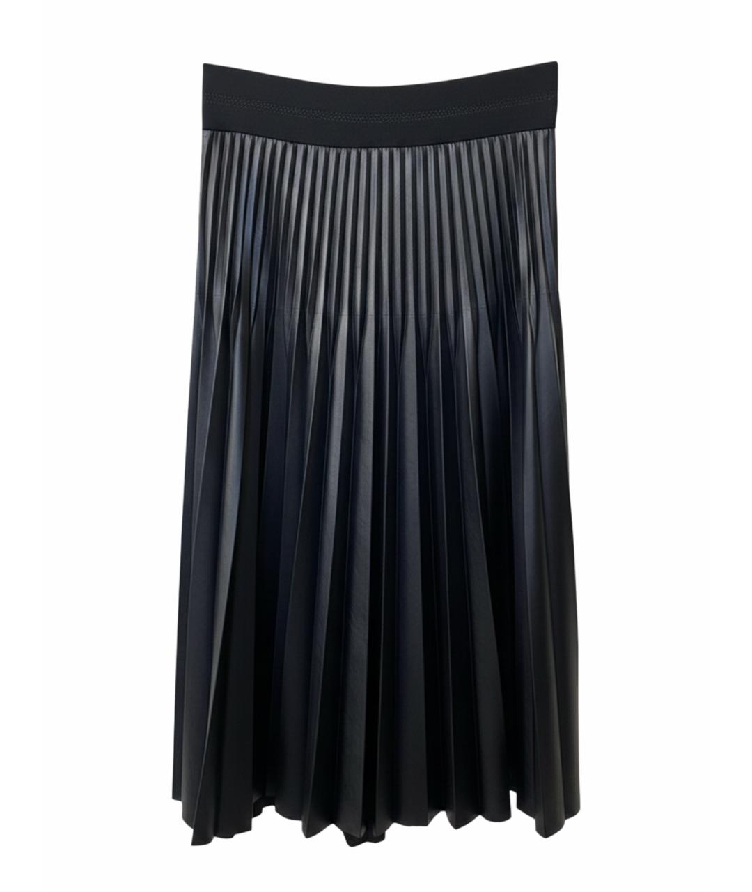 D.EXTERIOR Черная полиэстеровая юбка миди, фото 1