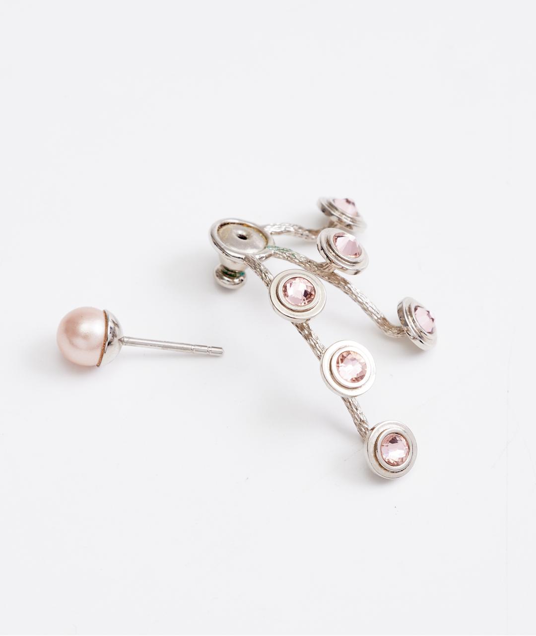 CHRISTIAN DIOR Серебряные металлические серьги, фото 3