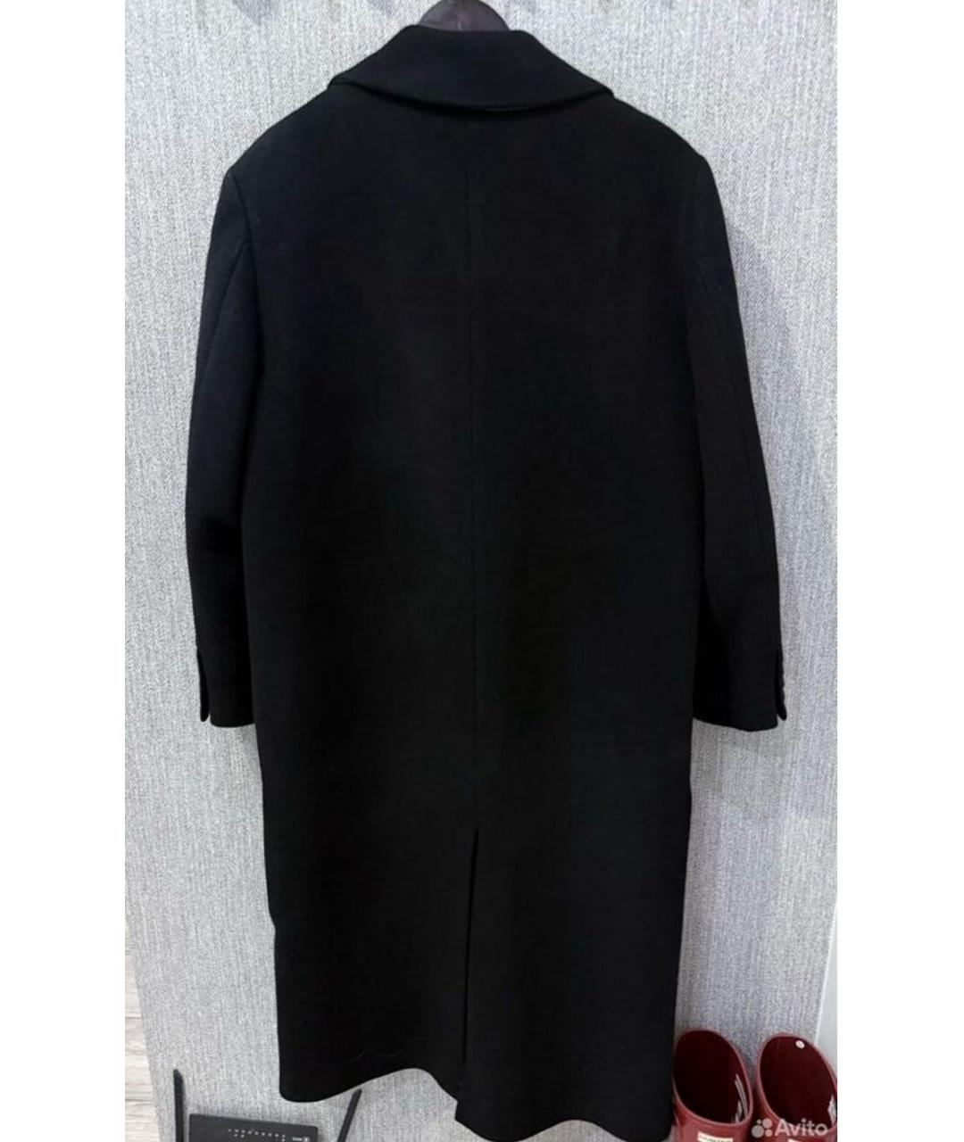 COS Черное шерстяное пальто, фото 3