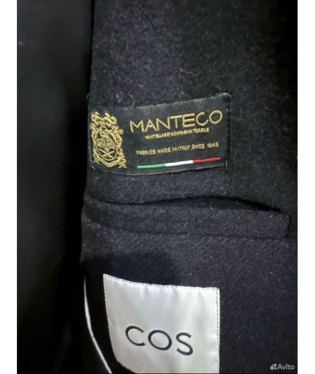 COS Черное шерстяное пальто, фото 4