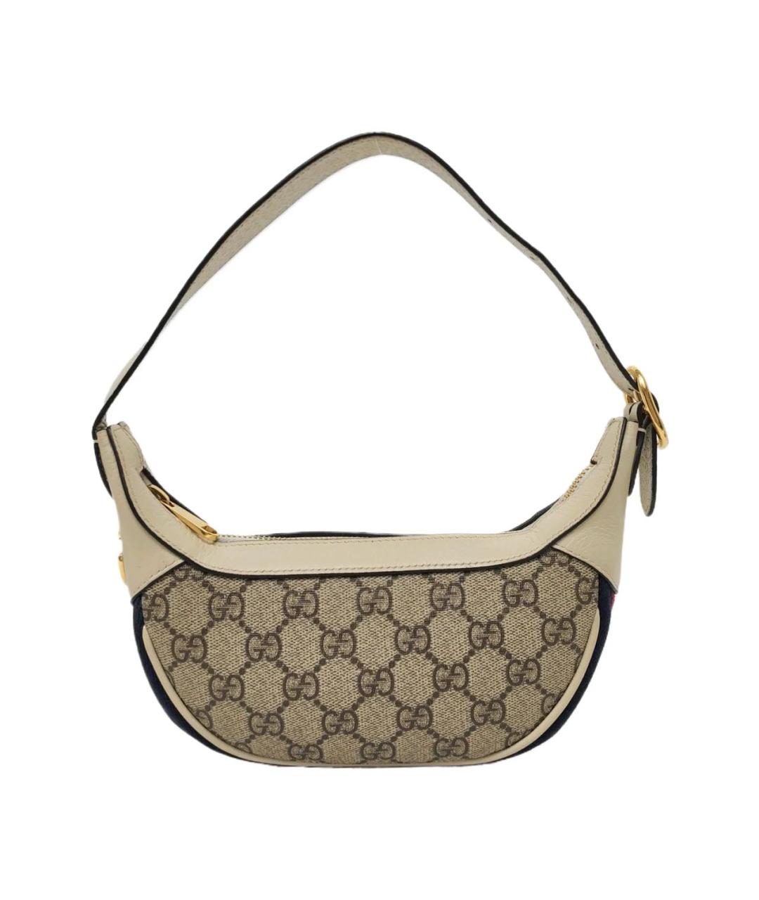 GUCCI Бежевая сумка с короткими ручками, фото 1