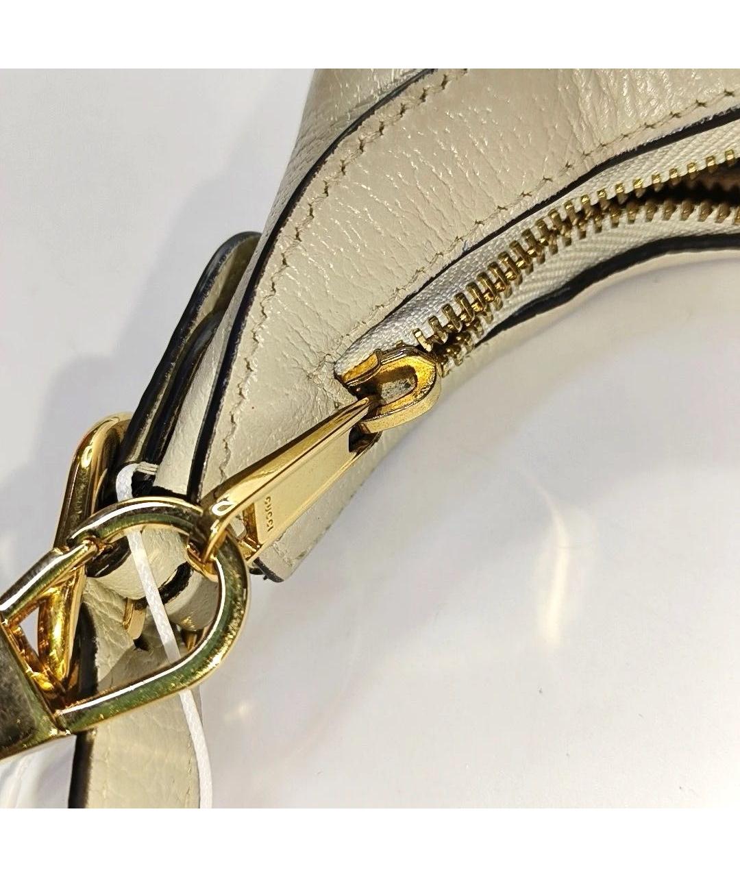 GUCCI Бежевая сумка с короткими ручками, фото 7
