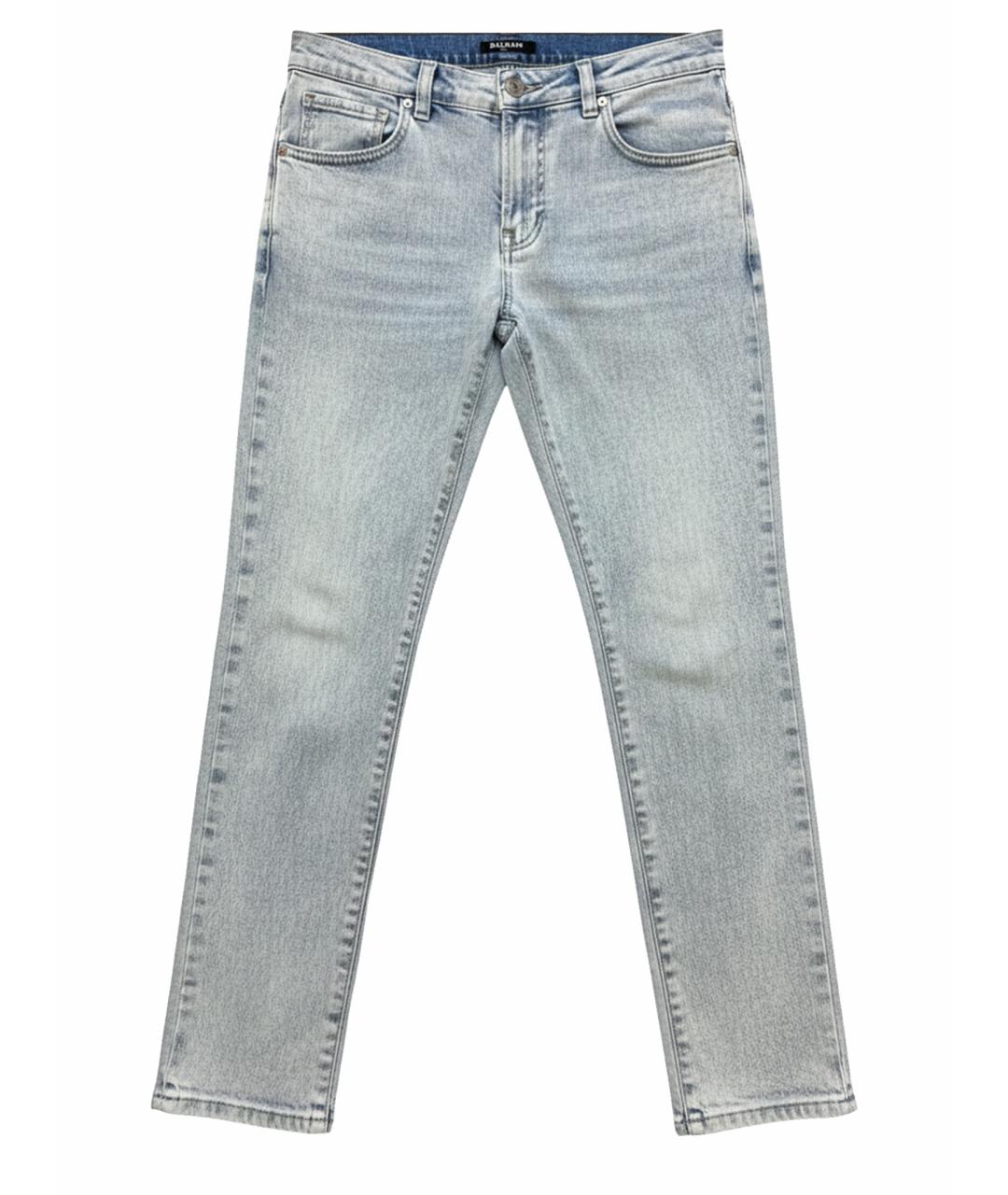 BALMAIN Синие хлопковые детские джинсы, фото 1