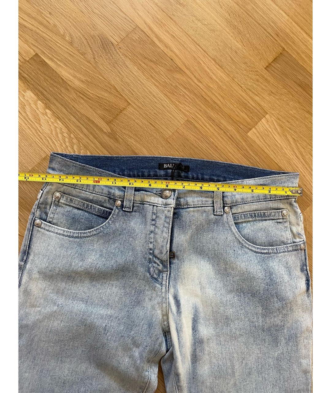 BALMAIN Синие хлопковые детские джинсы, фото 4