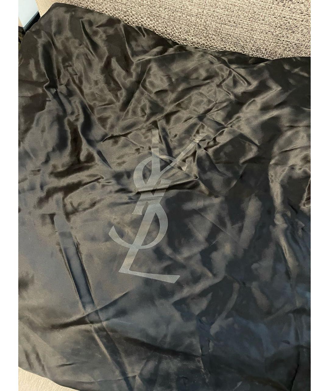 SAINT LAURENT Коричневая кожаная сумка с короткими ручками, фото 6