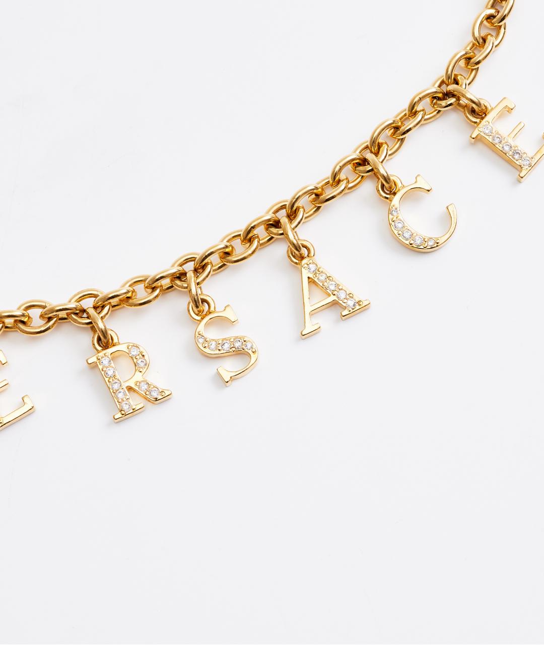 VERSACE Золотой металлический браслет, фото 2