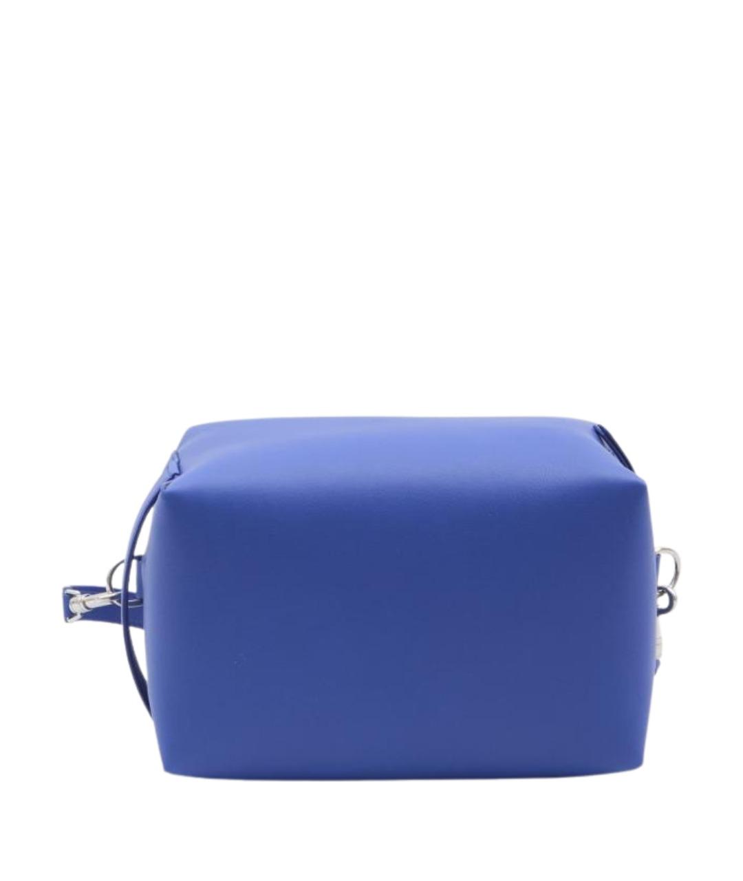 CELINE Синяя кожаная барсетка, фото 1