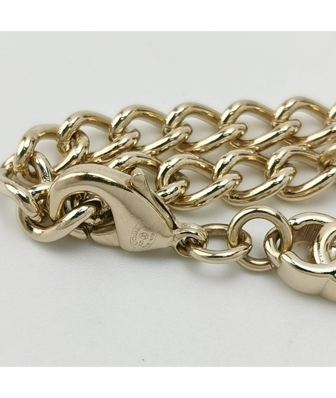 CHANEL Золотое металлическое колье, фото 5