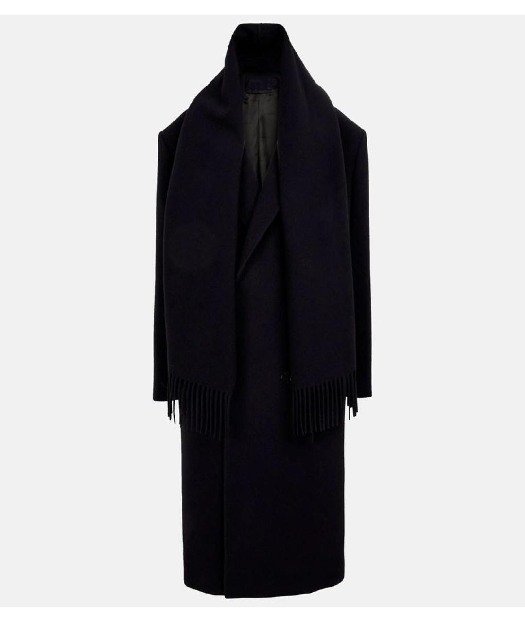 BALENCIAGA Темно-синее шерстяное пальто, фото 7