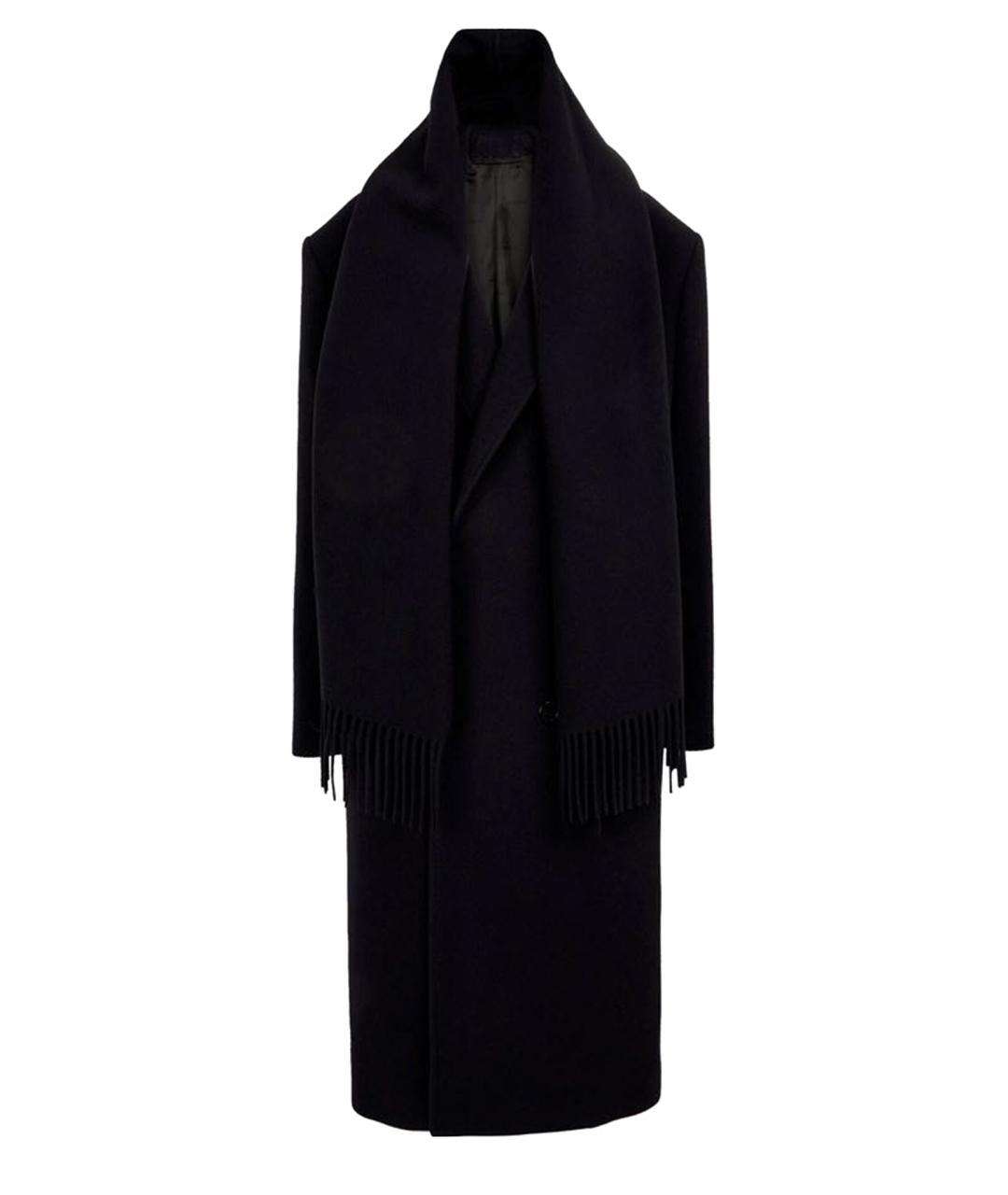 BALENCIAGA Темно-синее шерстяное пальто, фото 8