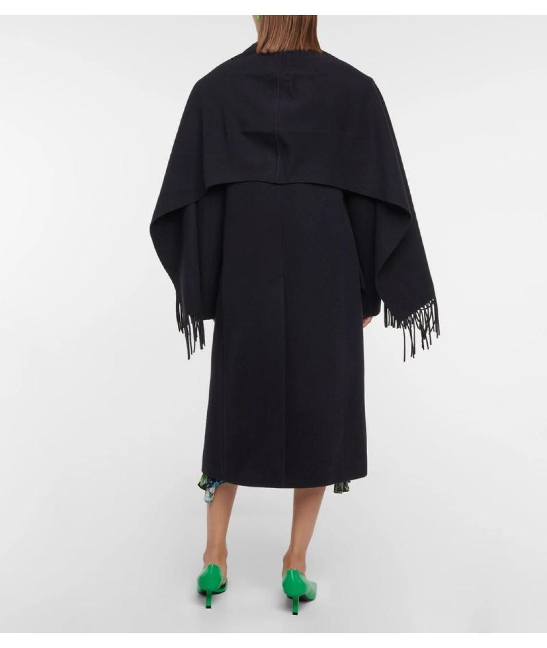 BALENCIAGA Темно-синее шерстяное пальто, фото 6