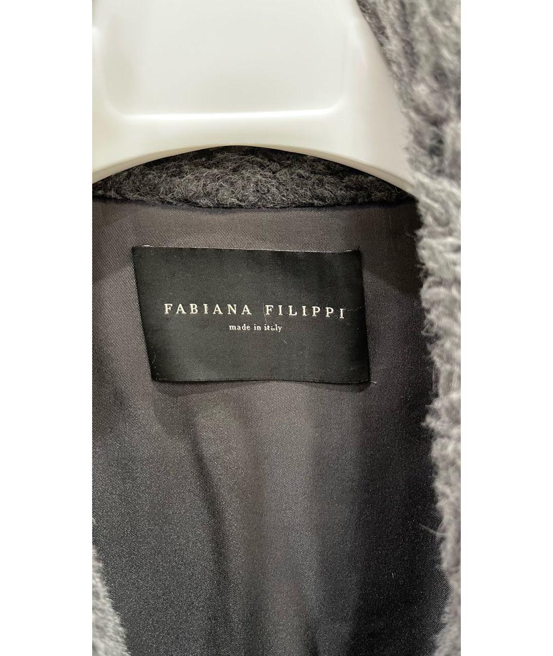 FABIANA FILIPPI Антрацитовое пальто, фото 3