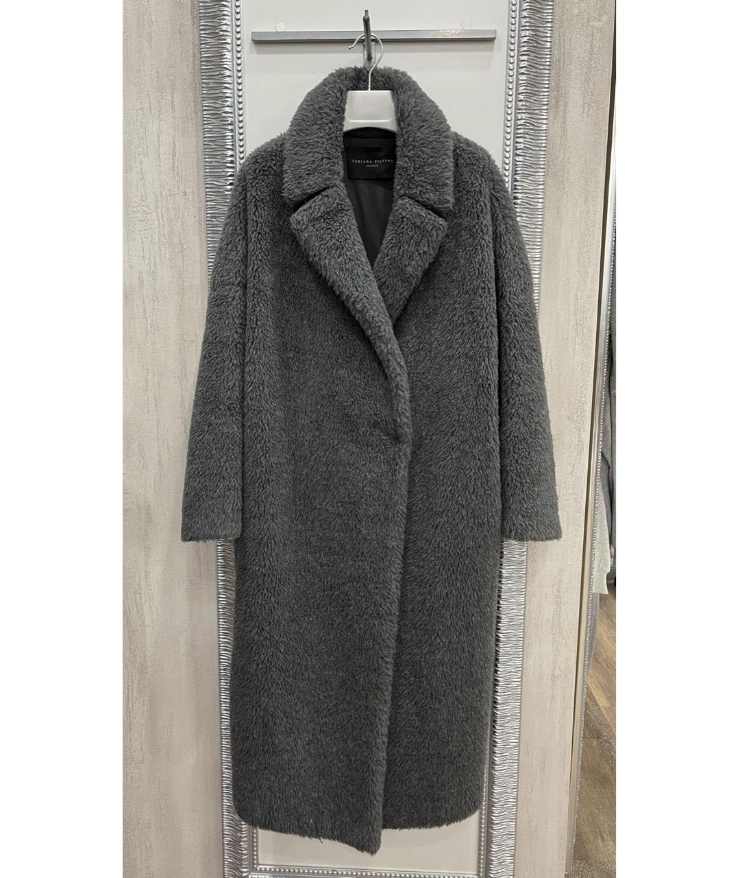 FABIANA FILIPPI Антрацитовое пальто, фото 5