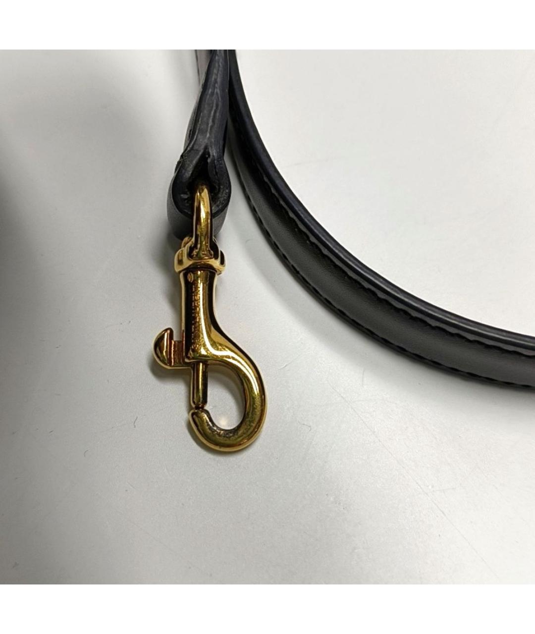 SAINT LAURENT Черная кожаная сумка через плечо, фото 4