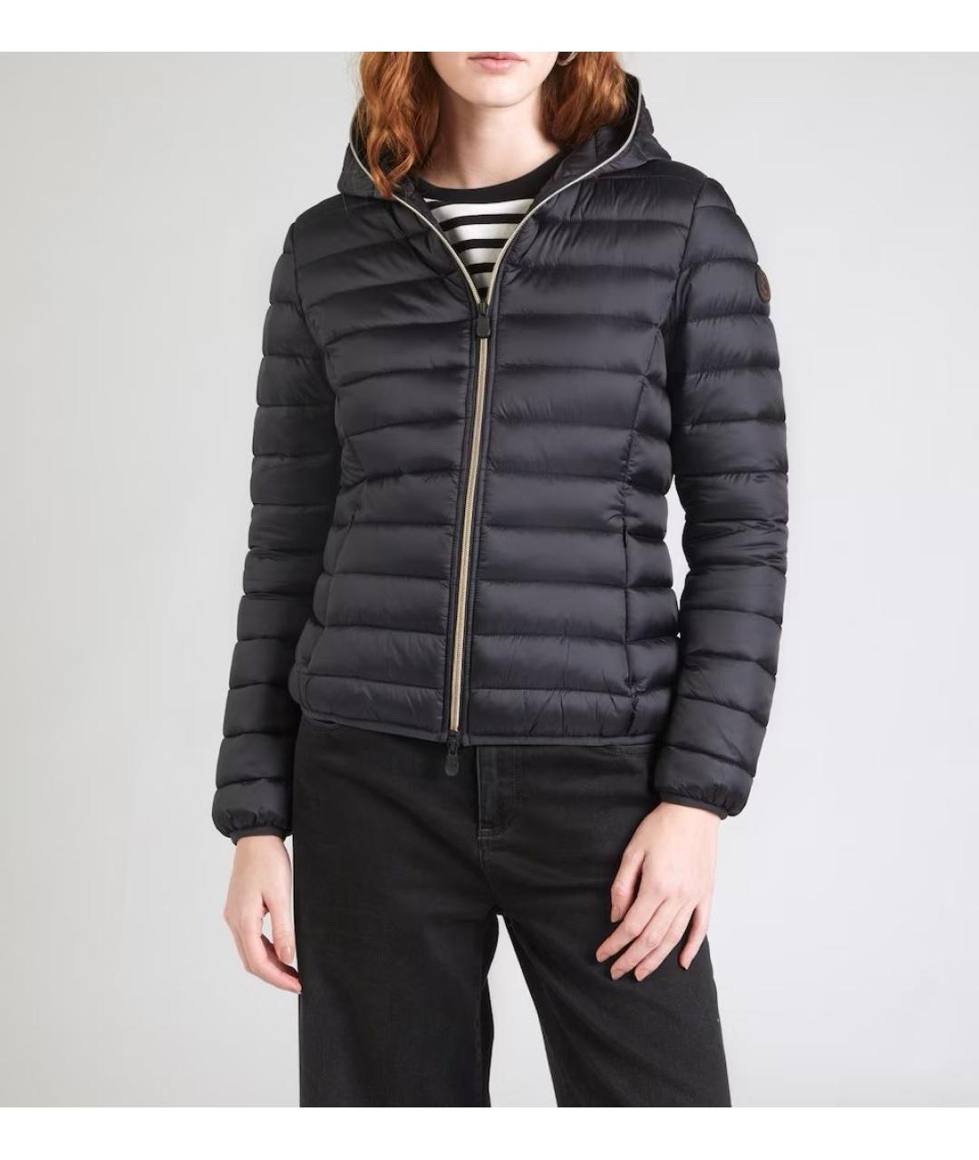 SAVE THE DUCK Черный пуховик, фото 3