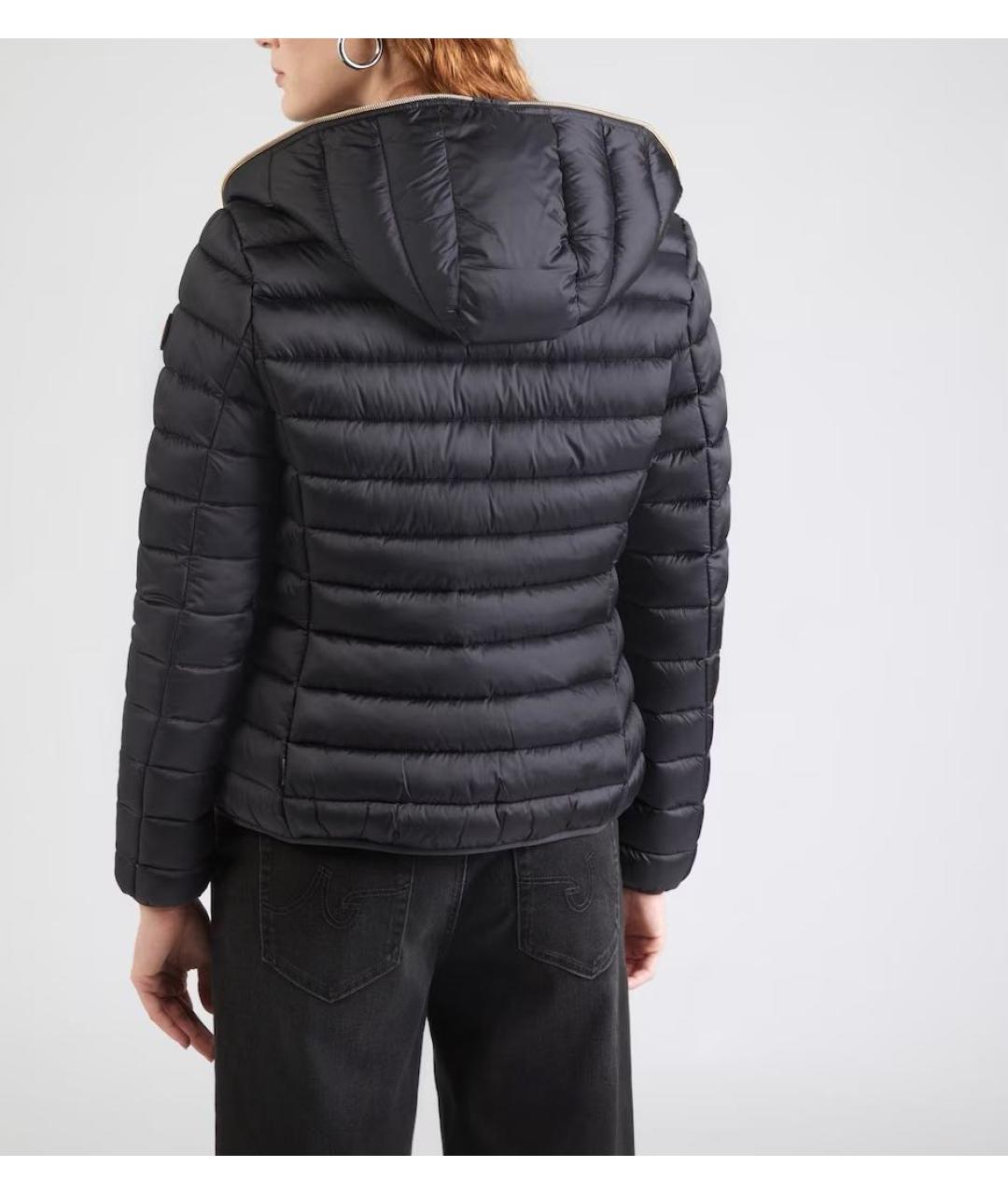 SAVE THE DUCK Черный пуховик, фото 4